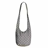 PANASIAM Shoulderbag Flower of Life, in black, L