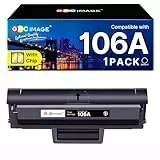 GPC IMAGE Kompatible für HP 106A Toner W1106A Schwarz für Laser 107w MFP 135wg 137fwg 135w 137fnw 135a 107a 107r 135r Druckerpatrone (Schwarz)