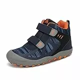 Mishansha Kinder Wanderschuhe Outdoor Mädchen Trekkingschuhe Leicht rutschfeste Wanderstiefel für Junge Bequeme Outdoorschuhe Sportschuhe Komfortabel Trekkingstiefel Blau 34 EU