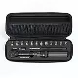 DANGKIY Drehmomentschlüssel Fahrrad 1/4 Zoll, 15-teiliges Set mit Innensechskant Hex und Torx Bits, 2-20 Nm Messbereich, inklusive Verlängerungsstange, Torque Wrench für Bicycle