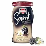 Schwartau Samt Brombeere Vanille, Fruchtaufstrich ohne Stücke und ohne Kerne, 270g