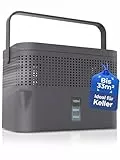 BonAura® Luftentfeuchter ohne Strom - Raumentfeuchter für Keller, Bad uvm. - 980g Luftentfeuchter Nachfüllpack inklusive - Entfeuchter und Luftentfeuchter Granulat im Set - Schutz vor Schimmel