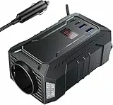 BESTEK Wechselrichter 12v auf 230v 400W Stromwandler 12 auf 230/steckdose Auto Adapter/Auto wechselrichter,Inverter,inkl.Kfz Zigarettenanzünder Stecker
