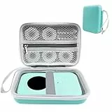 APKOL Tasche Kompatibel mit SUPVAN E10/E16 Beschriftungsgerät, für Nelko P21/prt/NIIMBOT D110/Pristar P15 Labeldrucker Mini Bluetooth Handgerät Etikettendrucker (nur Tasche)-grüner
