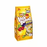 nimm2 Lachgummi Minis Beutel – 1 x 765 g (60 Mini Packs) – Fruchtgummi mit Fruchtsaft und Vitaminen – Einzeln verpacke Süßigkeiten-Tütchen