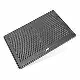 Denmay Grillplatte Gusseisen 41,5 x 27,5cm für Tepro Toronto, TAINO Hero XL Holzkohlegrill, Activa Angular, EL Fuego Montreal, EL Fuego Ontario Holzkohlegrill, Universal plancha grillplatte