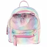 Cabilock Großer Plüsch und Polyester Kinderrucksack Einhorn mit Pailletten Reißverschluss Einzigartiges Einhorn Design Goldfarben Zufällige Farbe für Schule und Einkaufen