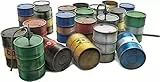 MiniArt 49009 1:48 Ölfässer 200L Modern (21) - originalgetreue Nachbildung, Modellbau, Plastik Bausatz, Basteln, Hobby, Kleben, Modellbausatz, Zusammenbauen, unlackiert