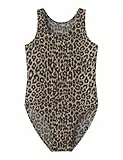 NAME IT Mädchen Nkfzanimal Swimsuit, Mole, 134-140