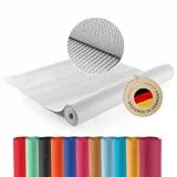 #DoYourYoga - Fitnessmatte Yogamatte »Kirana« aus ECO-PVC - 183 x 61 x 0,4 cm - rutschfest & robust - Gymnastikmatte ideal für Yoga, Pilates, Workout, Outdoor, Gym & Home - Alpinweiss