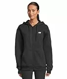 New Balance Herren Sport Essentials Logo Fleece Full Zip Jacke, Schwarz, Small