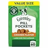 Greenies Pill Pockets, Leckerlis für Hunde mit Enten- und Erbsenformel, ohne Getreide