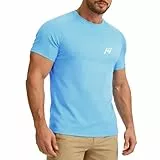 MEETWEE Herren Rash Guard UPF 50+ Rash Vest Männer Kurzarm UV Schutz T-Shirt Tops Schnelltrocknend für UV-Schwimmen Surfen Wassersport