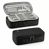 CNMTCCO Federmäppchen 5 Fächer, großer Vorrat federmäppchen große Größe mäppchen teenagerfeder mäppchen Unisex (Schwarz)