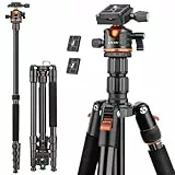 Victiv Kamera Stativ, 198cm Tragbares Reisestativ, 2-in-1 Dreibein Stativ & Einbeinstativ mit 360° Panorama Kugelkopf für DSLR Canon Nikon Sony, Aluminium Camera Tripod, Stative für iPhone Smartphone