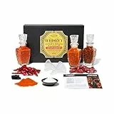 Thoughtfully - DIY Hot Sauce Whiskey Infused Set - Scharfe Soße selber machen - Inkl. Zubehör - Geschenkset für Männer und Frauen