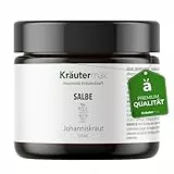 Kräutermax Johanniskraut Hochdosiert Salbe Creme mit Extrakt als Einreibung für Muskeln und Gelenke 100 ml