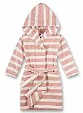 Sanetta Mädchen-Bademantel rosa gestreift | Hochwertiger und kuscheliger Bademantel aus einem Baumwoll-Mix für Mädchen. Bademantel für Mädchen