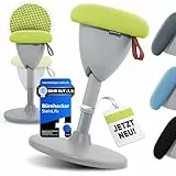 SteinLife Bürohocker Ergonomisch [TESTSIEGER] Sitzhocker Höhenverstellbar [48-68cm] Ergonomischer Hocker für Büro [Schwingeffekt] Wackelhocker Stehhocker | Arbeitshocker rutschfest Rund