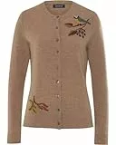 Highmoor Strickcardigan mit Stickerei Beige, 38