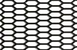 AUTO-STYLE Kunststoff Renngitter ABS schwarz - HEX Fine 18x7mm - 120x30cm