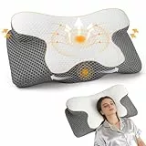 Dreamhigh® Nackenstützkissen Memory Foam, Ergonomisches Nackenkissen Kopfkissen, Orthopädische Kissen für Seiten, Rücken & Bauchschläfer, Nackenschmerzen Schlafkissen Pillows