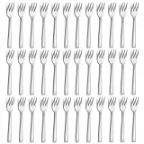 Kuchengabeln 36 Stück，Hunnycook Kleine Gabeln Dessertgabeln Set, 5.9 ''(15 cm) Edelstahl Gabeln,Kuchengabeln für Zuhause/Party/Restaurant, Spülmaschinenfest