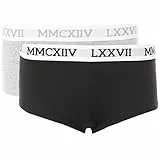 berydale Panties, Damen, Schwarz/Grau (2er Pack), S