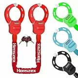 Honszex Fahrradschloss, E Scooter Schloss, Handschellenschloss mit Schlüssel, 36.22inch Farbenfroh Hochsicherheitsschlösser, Bike Lock, Zubehör für Elektrofahrräder und Elektroroller