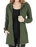 CMTOP Damen Sweatjacke Hoodie Kapuzenpullover mit Zipper Sweatshirt Jacke Langarm Pullover Kapuzenpulli Outwear Kapuzenjacke Herbst Winter