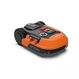 WORX Landroid Plus WR167E Mähroboter mit Begrenzungskabel für Gärten bis 700m² (AIA Navigation, App Steuerung, schwimmendem Mähwerk - max Steigung: 35%, Schnittbreite 18cm, Schnitthöhe 30-60 mm)