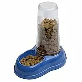Ferplast Futter- oder Wasserspender für Hunde und Katzen AZIMUT 1500 Futtertrog 1,5 Liter Wasser, Rutschfester Boden, 16,5 x 25 x h 24,5 cm Blau