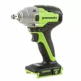 Greenworks GD24IW400 Akku Schlagschrauber mit bürstenlosem Motor, 0-2800 U/min, 0-4000ipm, 400Nm Drehmoment, 1/2' Adapter OHNE 24V Akku & Ladegerät, 3 Jahre Garantie