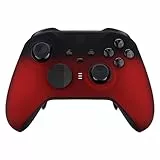 eXtremeRate Front Gehäuse für Xbox Elite Series 2 Controller,DIY-Ersatz Hülle&Thumbsticks Accent-Ring Case Shell Set für Xbox Elite Series 2-Core Gamepad Modell 1797-Verlaufende Schwarz Rot