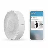 Netatmo Intelligente Innensirene, kabellos, WLAN, 110 dB, automatisches Ein-/Ausschalten, kein Abonnement, Batterien oder Stromnetz mit einem Kabel