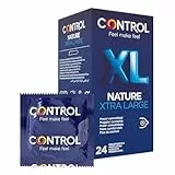 CONTROL NATURE XTRA LARGE Elastische Kondome Größe XL aus Naturlatex - 24 Stück