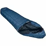 VAUDE Mumienschlafsack 220 cm Sioux 800, atmungsaktiver 3-Jahreszeiten Schlafsack, kompakter Kunstfaserschlafsack 1500g für Indoor & Outdoor-Camping, baltic sea, right