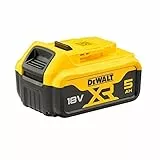DEWALT Ersatzakku (18 Volt, 5,0 Ah Li-Ion, kompatibel mit Allen 18 Volt XR Akku-Maschinen von DEWALT, mit Ladezustandsanzeige, kein Memory-Effekt und Selbstentladung) DCB184