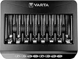 VARTA Akku Ladegerät, Batterieladegerät für wiederaufladbare AA/AAA, bis zu 8 Akku, LCD Multi Charger+, Einzelschachtladung, unbestückt