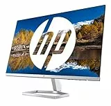 HP M27fq Monitor - 27 Zoll Bildschirm, QHD Display, 75Hz, 5ms Reaktionszeit, VGA, 2xHDMI, Displayport, Silber/schwarz