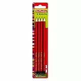 Herlitz Bleistifte Scolair, B, bruchsichere Mine, 4 Stück auf Blisterkarte