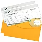 Xionghonglong 2 Stück Reisegutschein Geschenk - Bordkarte zum beschriften - Geburtstagskarten, Kinogutscheine, Geschenke für die Freundin, Geschenke für Damen, Reisegutscheine