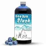 ICE Bär Sirup AZO FREI | 1 Liter Flasche | Konzentrat für Slushy Getränke Maker Eis Slushmaschinen Eismaschinen 1:5 bis 1:20 (Blaubeere)