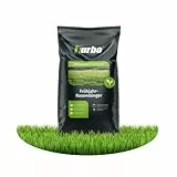 Turbogrün Rasendünger Frühjahr 10kg, gesunder Rasen verdrängt Moos, Ideal für Frühjahr und Sommer, geeignet für Streuwagen, staubarmes Granulat, Rasen dünger