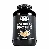 Mammut Nutrition Formel 90 Proteinpulver Vanilla – 3kg – 4-Komponenten Whey Protein Pulver mit Sojaproteinisolat, Milchprotein, Eiprotein & Vitamin B6 – 77% Eiweiß