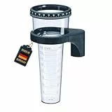 TFA Dostmann Regenmesser, 471001,wetterfest, robust, Niederschlagsmengenermittlung, schwarz, L 87 x B 87 (116) x H 205 mm