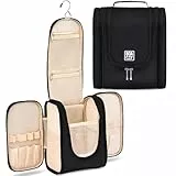 BOACAY Kulturbeutel für Damen, Herren, Kinder, Kulturtasche mit Henkel, Reise Kosmetiktasche zum Aufhängen, Schminktasche, Waschtasche, Waschbeutel