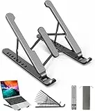 AOVUYCK-Store Laptop-Ständer, 8 verstellbare Ebenen, Laptop-Ständer, Silikon, rutschfest, kompatibel mit MacBook, Lenovo, HP, anderen Laptops und Tablets von 10 - 15,6 Zoll