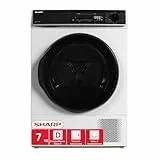 Sharp KD-PRO7S7GWD-DE Wäschetrockner, 7kg, D, WiFi, 15 Trockenprogramme inkl. 20-Minuten-Schnelltrockenprogramm, Weiß