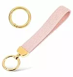 ValueBargain Schlüsselarmband, Schlüsselanhänger Armband Dehnbarer Gewebtes Schlüsselband für Handgelenk, Praktischer Schlüsselhalter für Damen, Mädchen & Männer, Sport & Alltag